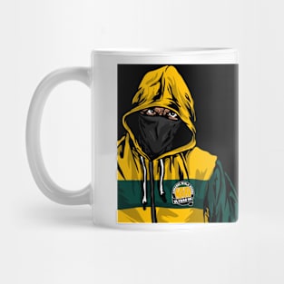 T-shirt JSKABYLIE giallo verde Mug